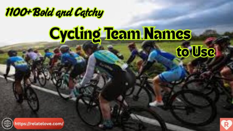 1100+ Bold and Catchy Cycling Team Names to Use