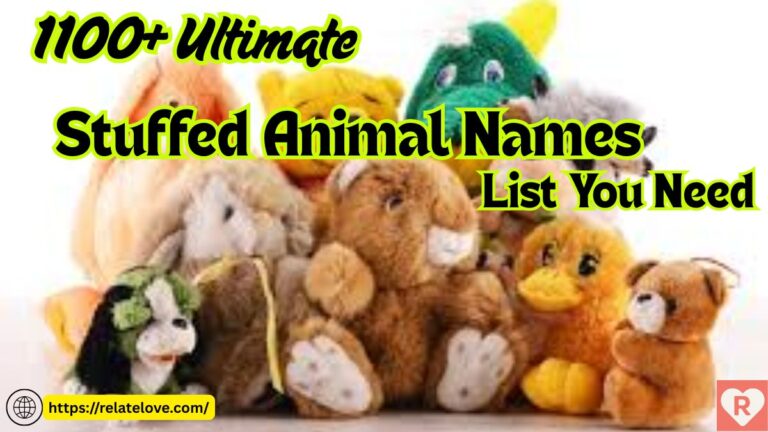 1100+ Ultimate Stuffed Animal Names List You Need