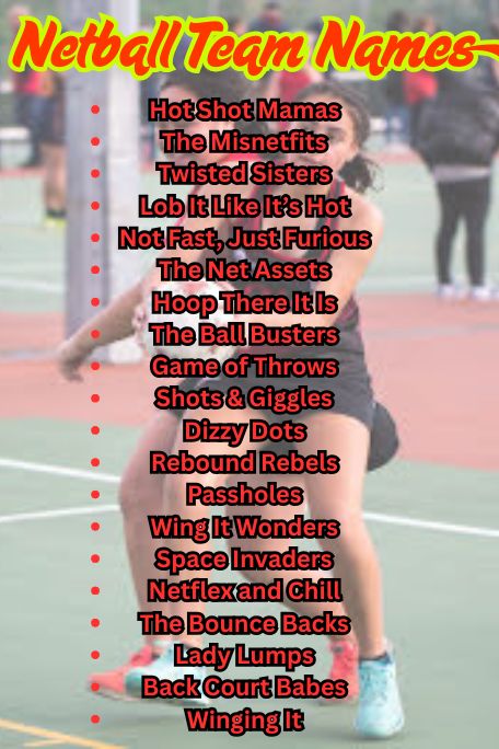 900+ Catchy & Fun Netball Team Names Ideas