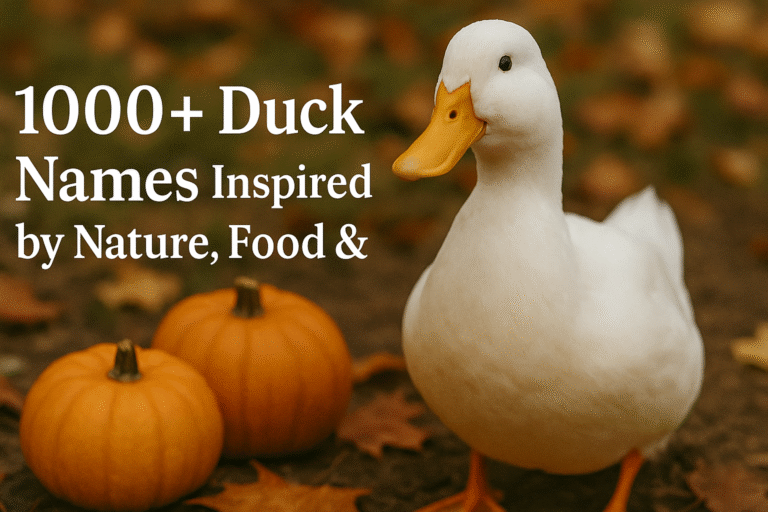 1000+ Duck Names Inspired by Nature, Food & Fun