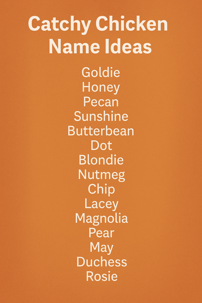 1000+ Catchy Chicken Name Ideas for Your Flock