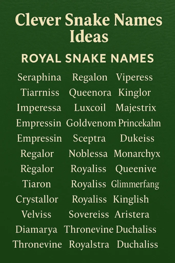 1100+ Cute & Clever Snake Names Ideas You Need