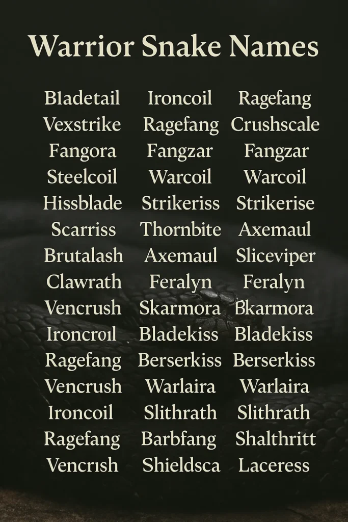 1100+ Cute & Clever Snake Names Ideas You Need