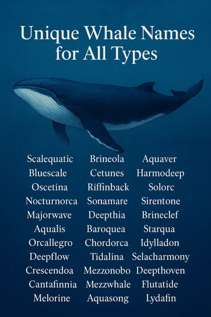 1200+ Explore Unique Whale Names for All Types
