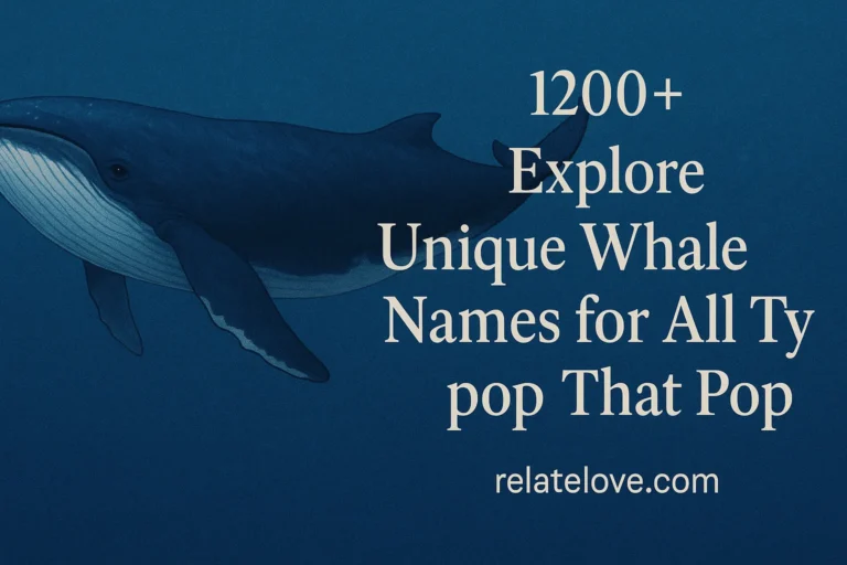 1200+ Explore Unique Whale Names for All Types