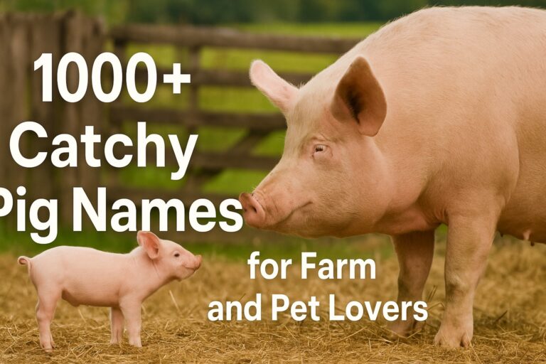 1000+ Catchy Pig Names for Farm and Pet Lovers
