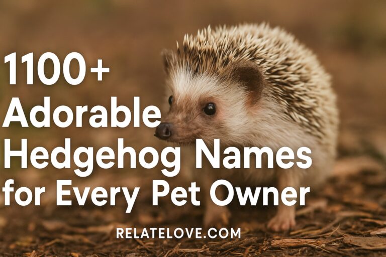 1100+ Adorable Hedgehog Names for Every Pet Owner