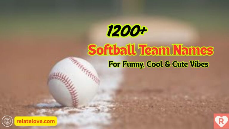 1200+ Softball Team Names For Funny, Cool & Cute Vibes