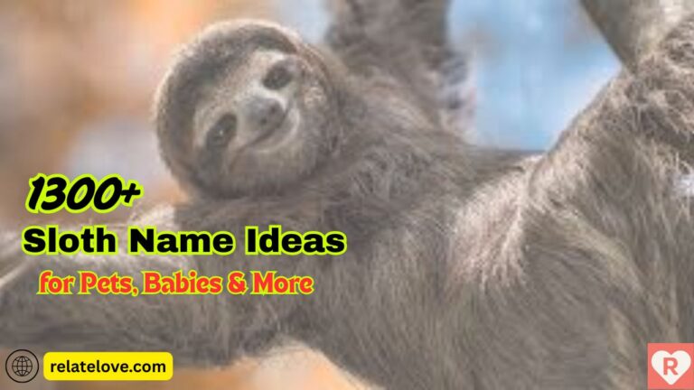 1300+ Sloth Name Ideas for Pets, Babies & More