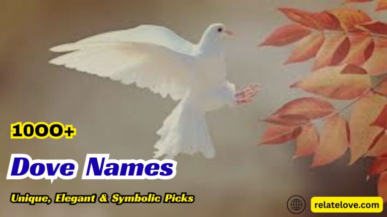1000+ Dove Names: Unique, Elegant & Symbolic Picks