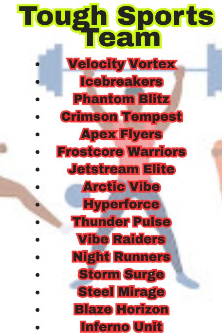 1100+ Cool, Fun & Tough Sports Team Names List