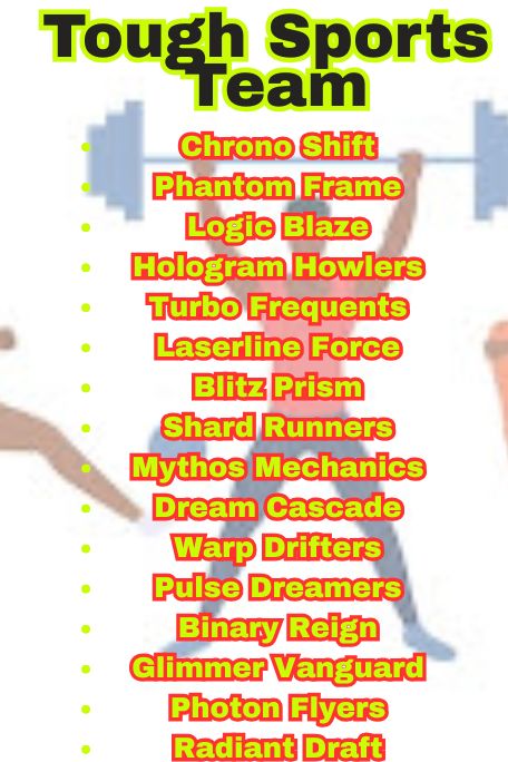 1100+ Cool, Fun & Tough Sports Team Names List