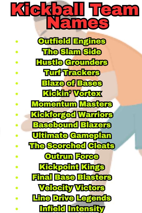 1200+ Kickball Team Names for Adults & Mixed Groups 