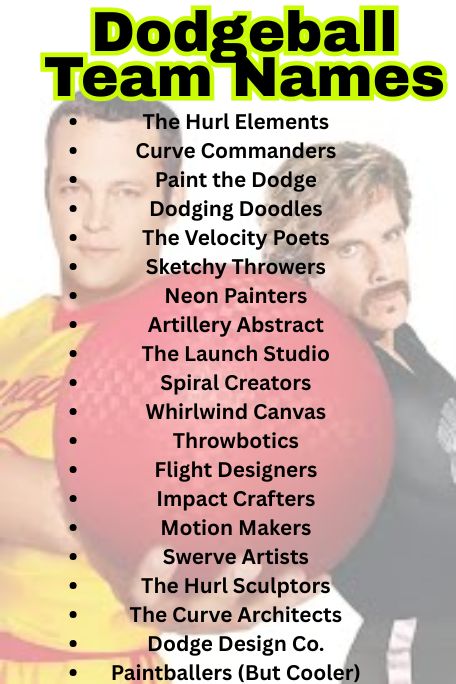 1200+ Dodgeball Team Names: Funny, Cool, Best Picks