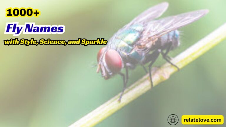 1000+ Fly Names with Style, Science, and Sparkle