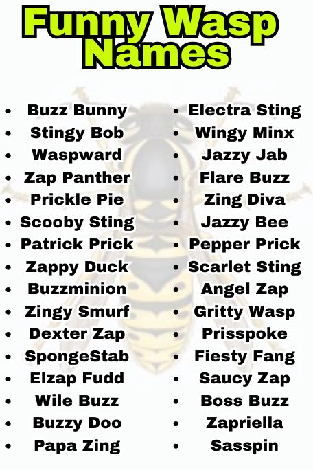 Wasp Names