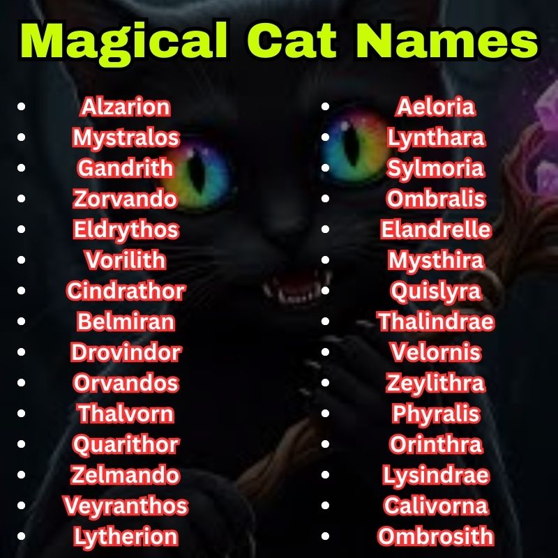 Enchanted Cat Names